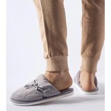 Gemre Gray warm slippers with a bow Antonino | shoptok.hr