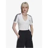 Adidas White Women's Crop Top Originals - Women