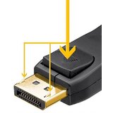 Goobay Kabel DisplayPort 1.2 (M/M) 5 m pozlačen | Shoptok.si
