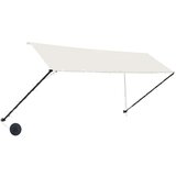  Tenda na uvlačenje s LED svjetlima 350 x 150 cm krem | shoptok.hr