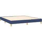  Box spring postelja z vzmetnico modra 180x200 cm blago, (20896487) | Shoptok.si