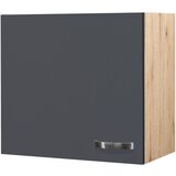 XXXL Kuhinjska Zgornja Omarica Shadow, Siva, Barva Hrasta | Shoptok.si