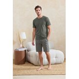 Trendyol muški set pidžame Tmnss26Pt00036, Khaki-Khaki | Eponuda.com