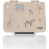 Lunch Box 1330 ml – kutija za obrok s više pretinaca i priborom za jelo Safari