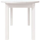  Klubska mizica bela 110x55x45 trdna borovina, (20711368) | Shoptok.si