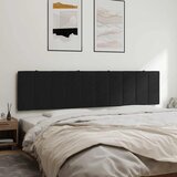  Jastuk za uzglavlje Hanko crni 200 cm baršunasti | Eponuda.com