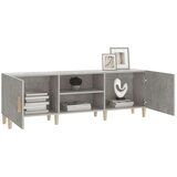 vidaXL TV omarica betonsko siva 150x30x50 cm konstruiran les | Shoptok.si
