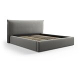 Milo Casa Sivi tapecirani bračni krevet s prostorom za odlaganje s podnicom 160x200 cm Elio – | shoptok.hr