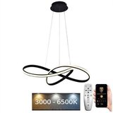  Brilagi - LED prigušiva luster na sajli COSMOWAVE LED/70W/230V crna + daljinski upravljač | Eponuda.com
