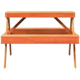 Stol za piknik voštano smeđi 105 x 134 x 75 cm masivna borovina | Eponuda.com