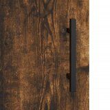  Visoka komoda dimljeni hrast 69,5x34x180 cm konstruiranog drva | shoptok.hr