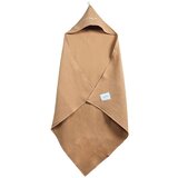 Malomi Kids Smeđi dječji ručnik s kapuljačom od muslina 85x85 cm Muslin – Cijene