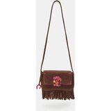Sinsay Torba od imitacije antilopa u western stilu s resama i aplikacijom konja | shoptok.hr