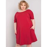BASIC Feel Good Dress-RV-SK-6639.02X-burgundy | Shoptok.si
