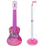  Dječja električna gitara s mikrofonom "Singer Star" - roza | Shoptok.si