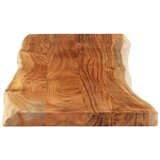 Stolna ploča 140x40x3,8 cm pravokutna bagremovo drvo živi rub | shoptok.hr