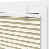 vidaXL Plisirana roleta krem 75x150 cm širina tkanine 74,4 cm | shoptok.hr