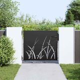  Vrtna vrata Crna 85 x 100 cm Čelik s praškastim premazom | Eponuda.ba