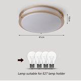 Brilagi plafonsko svetlo elaro 4xE27/40W/230V prečnik 41 cm zlatna | Eponuda.com