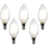 LUUMR Komplet 5 Pametne LED žarnice E14 C35 mat 4,2 W 470 lm 2700-6500 K Cene