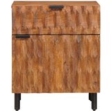  Noćni ormar s ladicama Smeđa 50 x 33 x 60 cm Čvrsto drvo manga | shoptok.hr