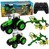  Remote Controlled Farm Tractor with Rake RC Lights 1:24 | Shoptok.si