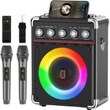 Oem Karaoke naprava, Dvojni mikrofon, Bluetooth povezljivost, 12 ur predvajanja, Dinamični svetlobni učinki, (5000113774) | Shoptok.si