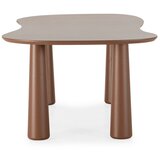 MOME Smeđi stolić za kavu s pločom stola od borovine 110x220 cm Nahia – | shoptok.hr