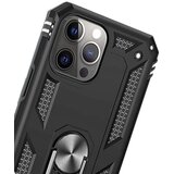 NIKCORP Ovitak za iPhone 13 Pro Max, oklepna zaščita, magnetno držalo in stojalo, črn + 3x kaljeno zaščitno steklo za zaslon, (5000139145) | Shoptok.si