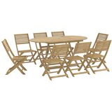  9-dijelni vrtni blagovaonski set od masivnog bagremovog drva | shoptok.hr