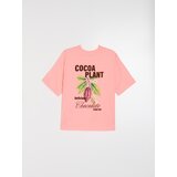 Sinsay Pamučna majica s natpisom Cocoa Plant | shoptok.hr