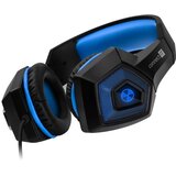 Connect IT CHP-5500-BL - LED gejmerske žičane slušalice sa mikrofonom crno/plave | Eponuda.com