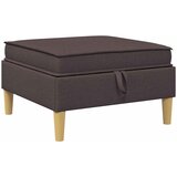  Set namještaja za dnevni boravak 6 pcs Tamno smeđa Tkanina | shoptok.hr
