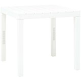 The Living Store Vrtna miza bela 78x78x72 cm plastika - Vrtna Miza, (21477570) Cene