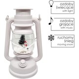 Molarem Home Božićni LED ukras - Snjegović s osvjetljenjem, glazbom i snijegom 14,5 x 11,7 x 24,5 cm | shoptok.hr