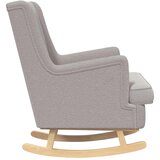  Ljuljačka Svjetlosiva 62 x 80 x 85 cm Bouclé | Eponuda.com