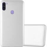 Cadorabo Case, združljiv s Samsungom v kovinskem srebru - zaščitni pokrov, narejen iz fleksibilnega silikona TPU, (20593189) Cene