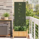 vidaXL Dekorativna ploča za vrt Maslinovo zelena 50 x 140 cm | shoptok.hr