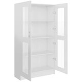  Vitrina bijela visokog sjaja 82,5x30,5x150 cm konstruirano drvo | Eponuda.ba