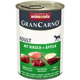 Animonda Ekonomično pakiranje GranCarno Original Adult 24 x 400 g - Jelen i jabuke