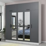 Hanah home kale - 5158 anthracite wardrobe | ePonuda.com