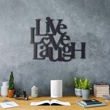 Wallity Zidna dekoracija Live Love Laugh Cene