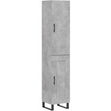  Visoka komoda siva betona 34,5x34x180 cm od konstruiranog drva | shoptok.hr