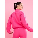 Sinsay Flis majica half-zip s uspravnim ovratnikom i rebrastim porubima Gym Hard | shoptok.hr