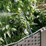  Vrtna saksija 3 pcs Smeđa 80 x 80 x 142 cm Plastika | shoptok.hr