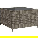  Vrtna sofa L-oblika sa stolom i jastucima siva od poliratana | shoptok.hr