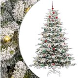 vidaXL Umjetno božićno drvce s nogom Bijelo 240 cm PE i PVC | shoptok.hr