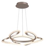 Searchlight 66110CP - led luster na sajli doodle, prigušiva, LED/40W/230V, mesing | Eponuda.com