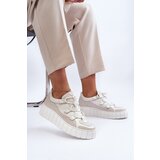 Zazoo Women's Leather Platform Sports Shoes | Shoptok.si