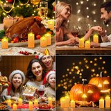 DAPHOMEU komplet 6-ih polnilnih LED sveč s polnilno postajo | Shoptok.si